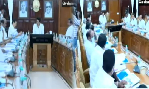 முதல்வர் ஸ்டாலின் தலைமையில் தமிழக அமைச்சரவை கூட்டம் தொடக்கம் முதல்வர் ஸ்டாலின் தலைமையில் தமிழக அமைச்சரவை கூட்டம் தொடக்கம்