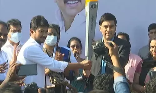 நாட்டின் 75 நகரங்களை கடந்து சென்னை வந்தது செஸ் ஒலிம்பியாட் ஜோதி