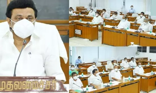 தமிழக அமைச்சரவைக் கூட்டம் முதல்வர் ஸ்டாலின் தலைமையில்  இன்று மாலை நடக்கிறது