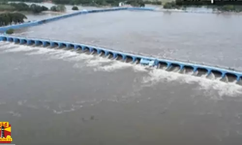 தஞ்சாவூர்: கொள்ளிடம் ஆற்றில் வெள்ளப்பெருக்கு அபாயம்