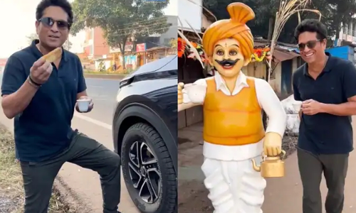 திடீரென சாலையோர டீக்கடைக்கு வந்த சச்சின் டெண்டுல்கர் - திகைத்துப்போன டீ கடை உரிமையாளர் திடீரென சாலையோர டீக்கடைக்கு வந்த சச்சின் டெண்டுல்கர் - திகைத்துப்போன டீ கடை உரிமையாளர்