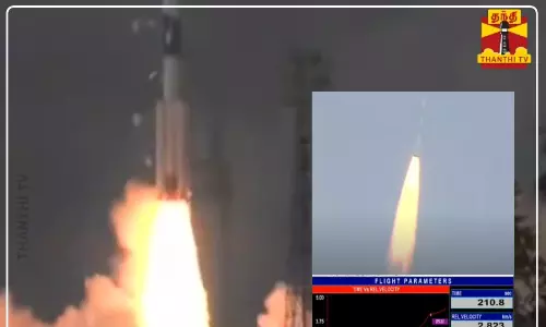 #BREAKING || விண்ணில் சீறிப்பாய்ந்தது PSLV-C54 ராக்கெட் | pslv c54 | isro | rocket | thanthi tv