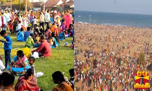 காணும் பொங்கல் கொண்டாட்டம்.. குடும்பம் குடும்பமாக சுற்றுலா தளங்களில் குவிந்த மக்கள்