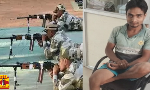 சிஐஎஸ்எஃப் வீரர்கள் துப்பாக்கிச்சுடும் பயிற்சி... வடமாநில தொழிலாளரின் காலில் துப்பாக்கி குண்டு பாய்ந்ததால் பரபரப்பு சிஐஎஸ்எஃப் வீரர்கள் துப்பாக்கிச்சுடும் பயிற்சி... வடமாநில தொழிலாளரின் காலில் துப்பாக்கி குண்டு பாய்ந்ததால் பரபரப்பு