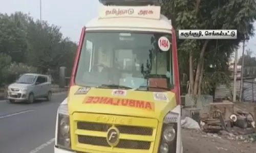 ஆம்புலன்ஸை எடுத்து சென்ற மனநலம் பாதிக்கப்பட்ட நபர் - துரத்திப் பிடித்த ஓட்டுநர்... பரபரப்பு காட்சிகள்