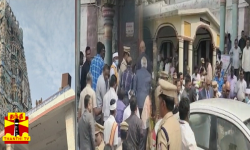 கோகுல்ராஜ் கொலை வழக்கு - நீதிபதிகள் கோயிலில் நேரில் ஆய்வு