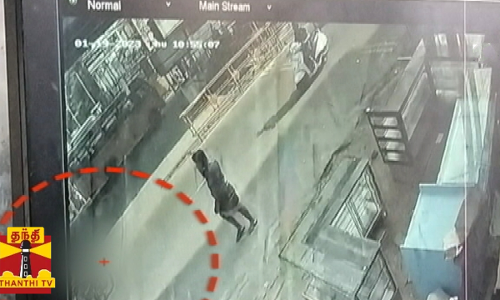 60 அடி உயர மேம்பாலத்தில் இருந்து தவறி விழுந்த இளைஞர் -  வெளியான நெஞ்சை பதறவைக்கும் சிசிடிவி காட்சி