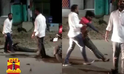 நடுரோட்டில் ரத்தம் சொட்ட சொட்ட டெலிவரி பாயை தாக்கிய இளைஞர்கள் - வேலூரில் அதிர்ச்சி