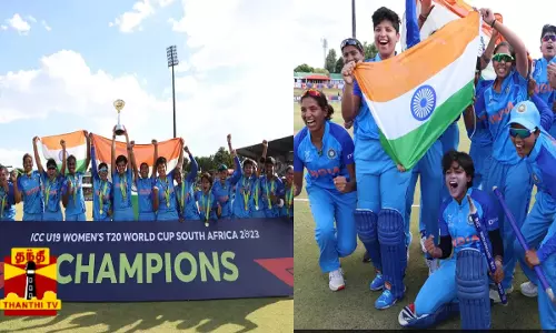 மகளிர் டி20 உலகக்கோப்பை - இந்தியா சாம்பியன்...பிரித்வி ஷா மூலம் வாழ்த்துகளைப் பரிமாறிய டிராவிட்