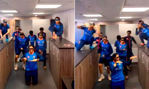 தமிழ் பாடலுக்கு நடனமாடிய கிரிக்கெட் வீராங்கனைகள்..   வைரலாகும் வீடியோ