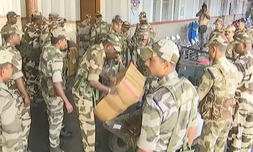 ஈரோடு வந்து இறங்கியது மத்திய பாதுகாப்பு படை