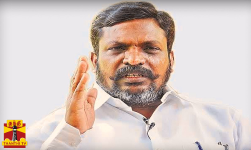 பிரபாகரன் விவகாரம்... ஆதாரத்தை வெளியிட்டிருந்தால் நம்பகத்தன்மை உருவாகியிருக்கும் - திருமாவளவன் எம்.பி. பிரபாகரன் விவகாரம்... ஆதாரத்தை வெளியிட்டிருந்தால் நம்பகத்தன்மை உருவாகியிருக்கும் - திருமாவளவன் எம்.பி.