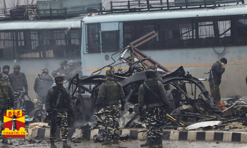 புல்வாமா தாக்குதல்..  40 ராணுவ வீரர்கள் கொல்லப்பட்ட தினம் இன்று.