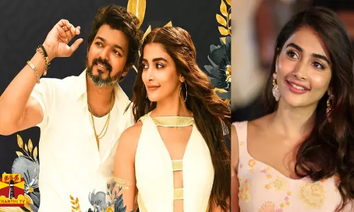 அரபிக்குத்து பாடலில் இடம்பெறாத நடன காட்சி... படப்பிடிப்பு வீடியோவை பகிர்ந்த பூஜா ஹெக்டே