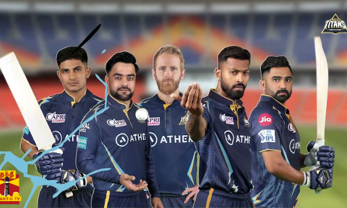 குஜராத் டைட்டன்ஸ் அணியின் புதிய ஜெர்சி அறிமுகம்