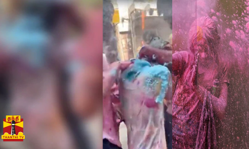 ஹோலி பண்டிகையின்போது பெண் சுற்றுலா பயணியிடம் அத்துமீறல்....  சிறுவன் உட்பட 3 பேர் கைது