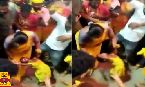 கோயில் திருவிழாவில் அருள் வந்து ஆடிய 3 வயது  சிறுமி | Coimbatore