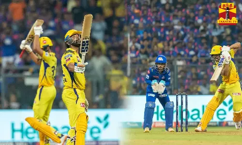 மும்பை அணிக்கு எதிரான ஆட்டத்தில் 7 விக்கெட்டுகள் வித்தியாசத்தில் சென்னை அணி வெற்றி