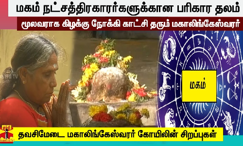 மகம் நட்சத்திரகாரர்களுக்கான பரிகார தலம்.. மூலவராக கிழக்கு நோக்கி காட்சி தரும் மகாலிங்கேஸ்வரர்.. தவசிமேடை மகாலிங்கேஸ்வரர் கோயிலின் சிறப்புகள்