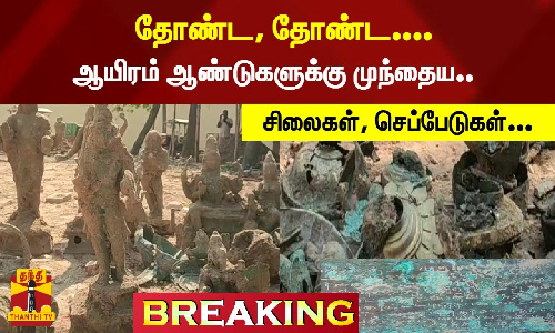 சீர்காழியில் தோண்ட,தோண்ட....ஆயிரம் ஆண்டுகளுக்கு முந்தையசிலைகள், செப்பேடுகள்...!