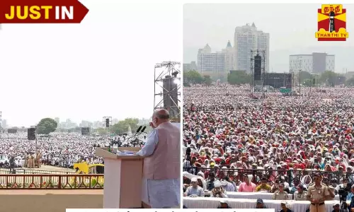 அமித்ஷா பங்கேற்ற விழாவில் வெயிலின் தாக்கத்தால் 11 பேர் பலி