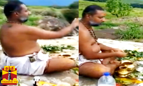 சபரிமலை பொன்னம்பலமேட்டில் திடீர் பூஜை... தடையை மீறிய  முன்னால் ஊழியர் தலைமறைவு...