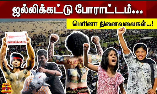ஜல்லிக்கட்டு போராட்டம்... மெரினா நினைவலைகள்..! | ஜல்லிக்கட்டு போராட்டம்... மெரினா நினைவலைகள்..! |