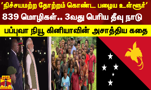 நிச்சயமற்ற தோற்றம் கொண்ட பழைய உள்ளூர்... 839 மொழிகள்.. 3வது பெரிய தீவு நாடு - பப்புவா நியூ கினியாவின் அசாத்திய கதை
