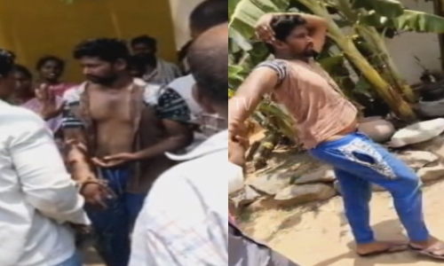 திறந்த வீட்டுக்குள் புதுந்து பணம், நகை திருட்டு...  திருடிய வீட்டிலேயே ஓய்வெடுத்த திருடனுக்கு தர்ம அடி...