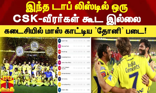 இந்த டாப் லிஸ்டில் ஒரு CSK-வீரர்கள் கூட இல்லை... கடைசியில் மாஸ் காட்டிய ’தோனி’ படை