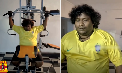 வா மச்சான்... வா மச்சான்.. -  தீவிர உடற்பயிற்சியில் இறங்கிய யோகி பாபு -   வேற லெவல் என பாராட்டும் ரசிகர்கள்