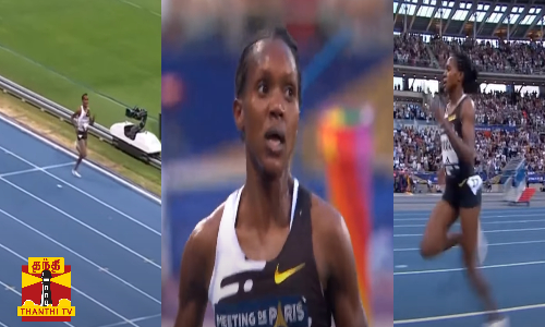 சர்வதேச மகளிர் 5000 மீட்டர் ஓட்டப்பந்தயம்...புதிய உலக சாதனை படைத்த கென்ய வீராங்கனை ஃபெய்த்