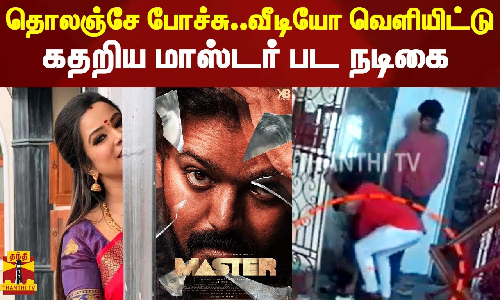 தொலஞ்சே போச்சு..வீடியோ வெளியிட்டு கதறிய மாஸ்டர் பட நடிகை