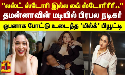 லஸ்ட் ஸ்டோரி இல்ல லவ் ஸ்டோரீரீரீ.. -  உறவை ஓபனாக போட்டு உடைத்த மில்க் பியூட்டி