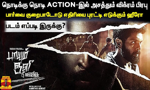 ACTION-இல் அசத்தும் விக்ரம் பிரபு எதிரியை புரட்டி எடுக்கும் ஹீரோ பாயும் ஒளி நீ எனக்கு MOVIE REVIEW