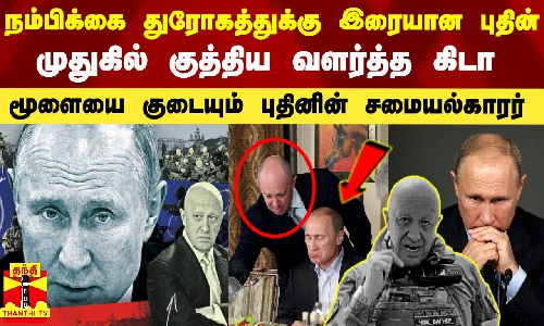 நம்பிக்கை துரோகத்துக்கு இரையான புதின்.. முதுகில் குத்திய வளர்த்த கிடா.. மூளையை குடையும் புதினின் சமையல்காரர் நம்பிக்கை துரோகத்துக்கு இரையான புதின்.. முதுகில் குத்திய வளர்த்த கிடா.. மூளையை குடையும் புதினின் சமையல்காரர்