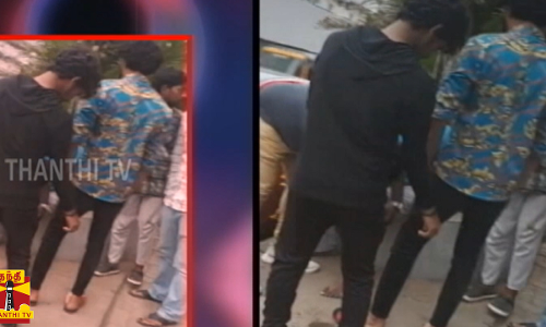 பைக் மீது TTF கார் மோதி விபத்து..  ஆட்டோவில் ஏறி தப்பிய மஞ்சள் வீரன்....?