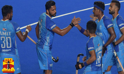 ஆசிய சாம்பியன்ஸ் டிராபி ஹாக்கி தொடர்...வந்தே மாதரம் பாடலைப் பாடி ரசிகர்கள் ஆதரவு