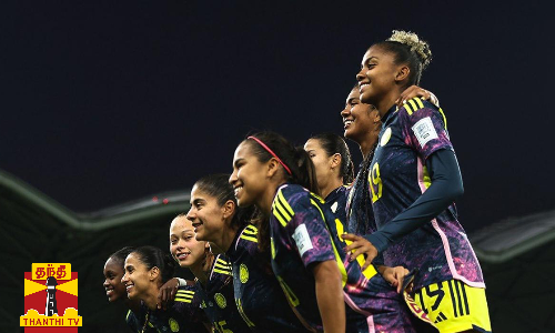 மகளிர் உலகக்கோப்பை கால்பந்து நாக் அவுட் சுற்று - காலிறுதிக்கு முன்னேறியது கொலம்பியா