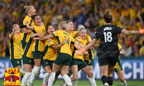 மகளிர் கால்பந்து உலகக்கோப்பை தொடர் - அரையிறுதிக்கு ஆஸ்திரேலியா முன்னேற்றம்
