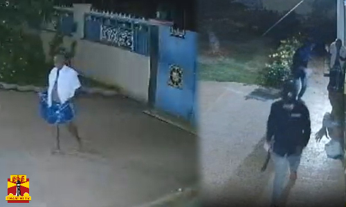 ஒரே வீட்டில் அடுத்தடுத்து கொள்ளை முயற்சி...  ஆயுதங்களோடு வலம் வரும் முகமூடி கும்பல்