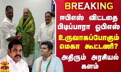 #BREAKING || ஈபிஎஸ் விட்டதை பிடிப்பாரா ஓபிஎஸ்... உருவாகப்போகும் மெகா கூட்டணி? -அதிரும் அரசியல் களம்