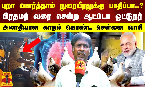 புறா வளர்த்தால் நுரையீரலுக்கு பாதிப்பா?.. பிரதமர் வரை சென்ற ஆட்டோ ஓட்டுநர்