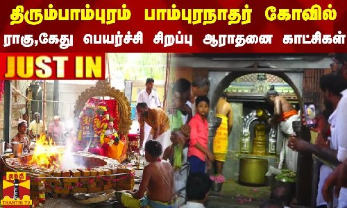 #JUSTIN || திரும்பாம்புரம் பாம்புரநாதர் கோவில்ராகு,கேது பெயர்ச்சி சிறப்பு ஆராதனை காட்சிகள் #JUSTIN || திரும்பாம்புரம் பாம்புரநாதர் கோவில்ராகு,கேது பெயர்ச்சி சிறப்பு ஆராதனை காட்சிகள்