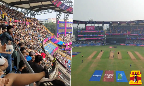 ரசிகர்களால் நிரம்பி வழிந்த வான்கடே மைதானம்..