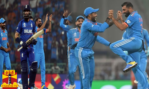 இங்கிலாந்தை துவம்சம் செய்தது இந்தியா-100 ரன்கள் வித்தியாசத்தில் இந்தியா அபார வெற்றி