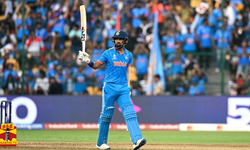 புதிய சாதனை படைத்த கே.எல்.ராகுல்  ரோகித் சர்மா சாதனையை முறியடித்தார்