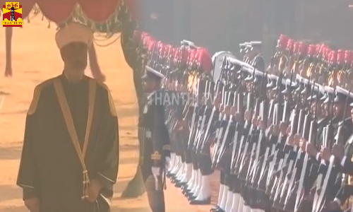 ஓமன் மன்னர் ஹைதம் பின் தாரிக் டெல்லி வருகை ஓமன் மன்னர் ஹைதம் பின் தாரிக் டெல்லி வருகை