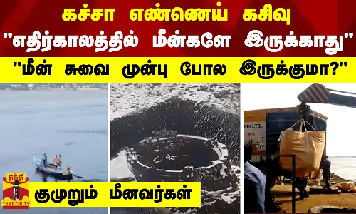 கச்சா எண்ணெய் கசிவு.. எதிர்காலத்தில் மீன்களே இருக்காது - மீன் சுவை முன்பு போல இருக்குமா?