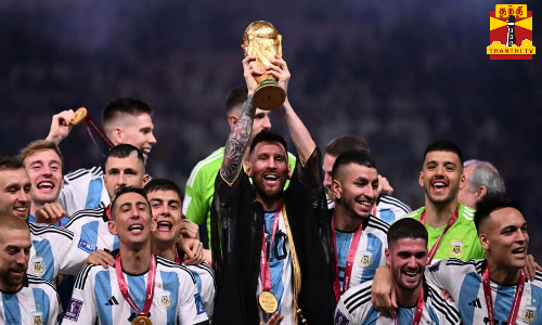 மெஸ்ஸியின் பெருங்கனவு நனவான நாள்.. உலகக்கோப்பையை வசப்படுத்திய அர்ஜென்டினா..